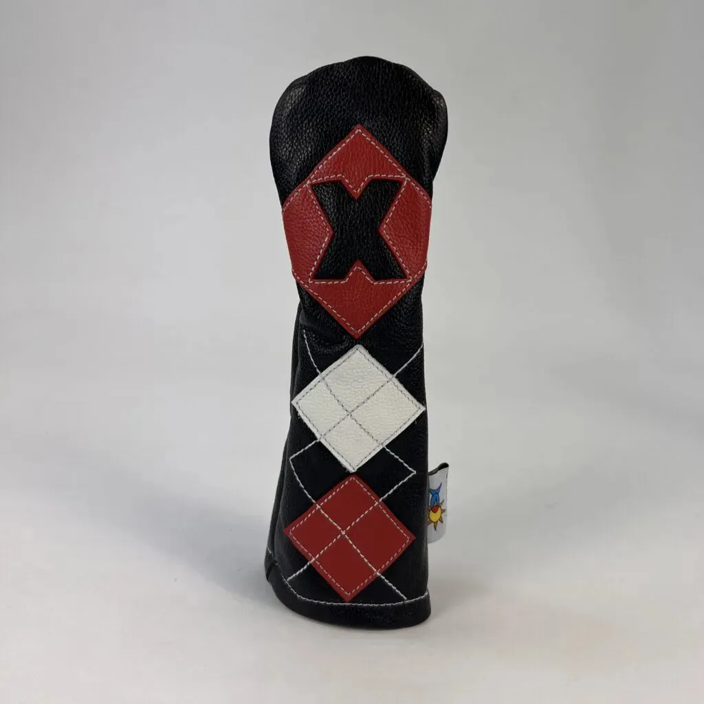 Sunfish: Leather Headcover Set - Argyle
