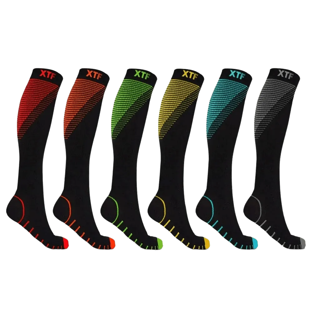 SUPER LITE ATHLETIC COMPRESSION SOCKS (6-PAIRS)