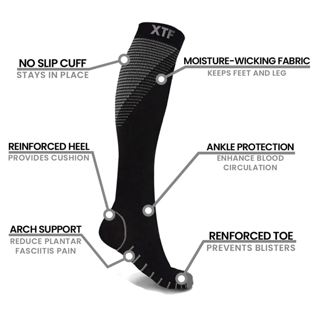 SUPER LITE ATHLETIC COMPRESSION SOCKS (6-PAIRS)