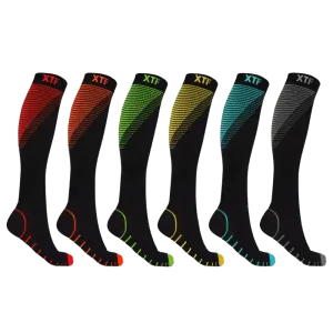 SUPER LITE ATHLETIC COMPRESSION SOCKS (6-PAIRS)