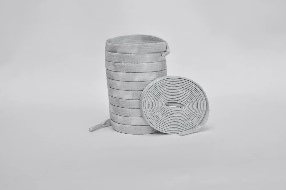 Tie Dye Laces- Grey | Jordan Laces | Kicks Machine
