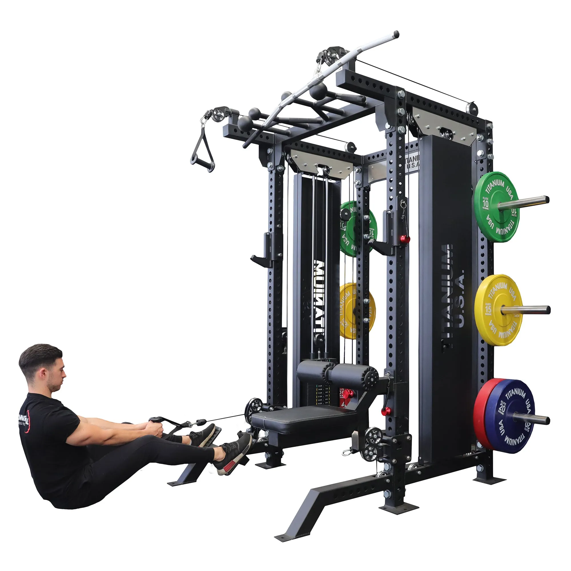 TITANIUM USA M80/M90 SEATED ROW FOOT PLATE