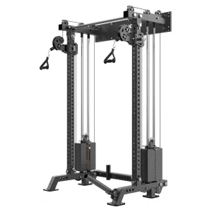 TITANIUM USA WALL MOUNTED FUNCTIONAL TRAINER SQUAT RACK