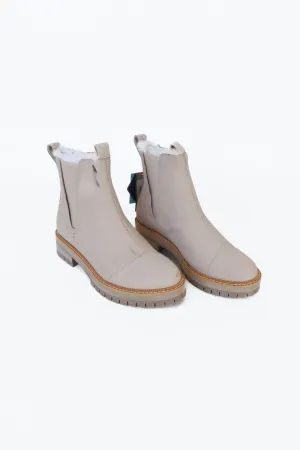 Toms Taupe Faux Fur Lined Chelsea Boots NWT (6.5; Retail $140)