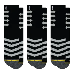 Training Black Crew Socks 3-Pack