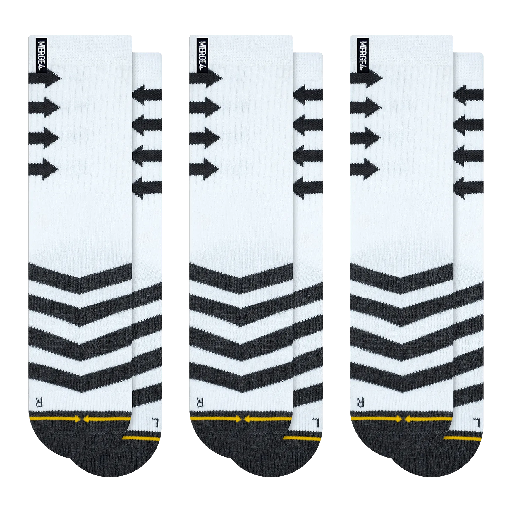 Training White Crew Sock 3-Pack