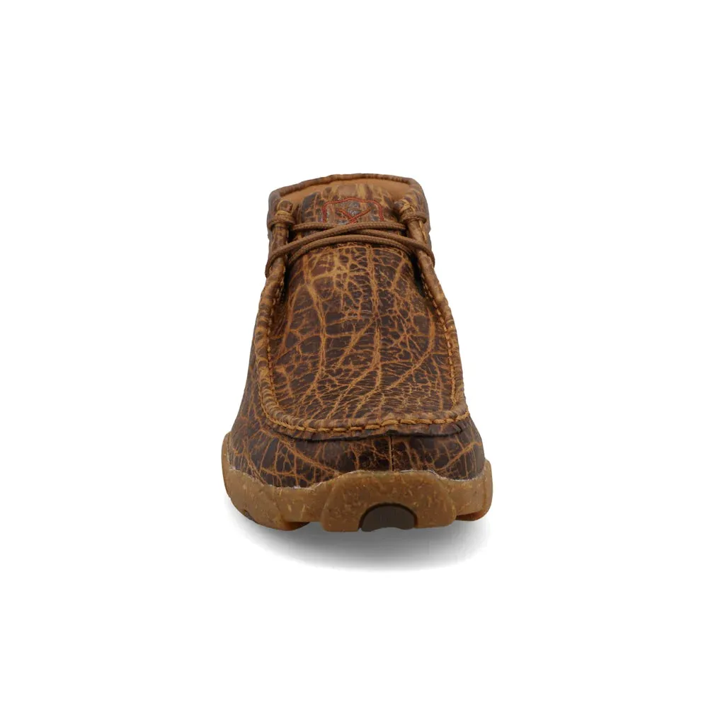 Twisted X Men's Golden Elephant Print Chukka Driving Mocs