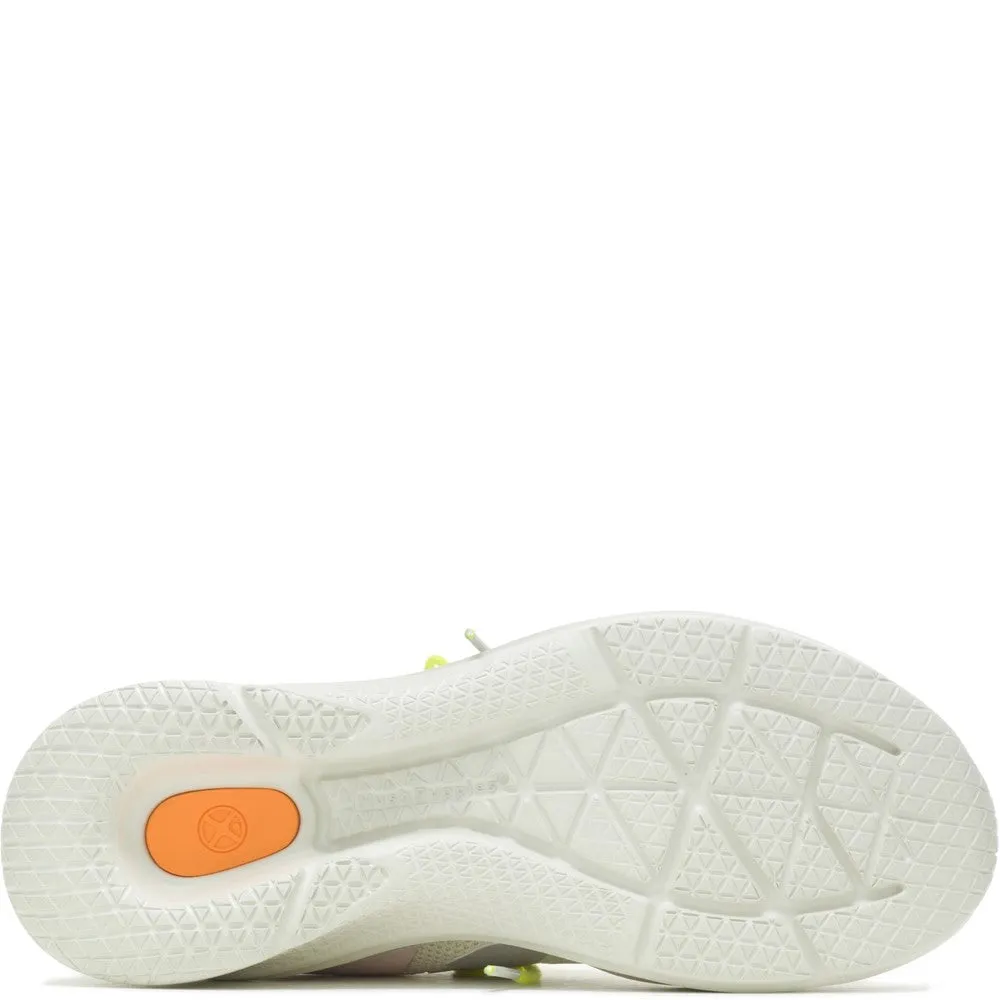 White Spark Lace-Up Trainers
