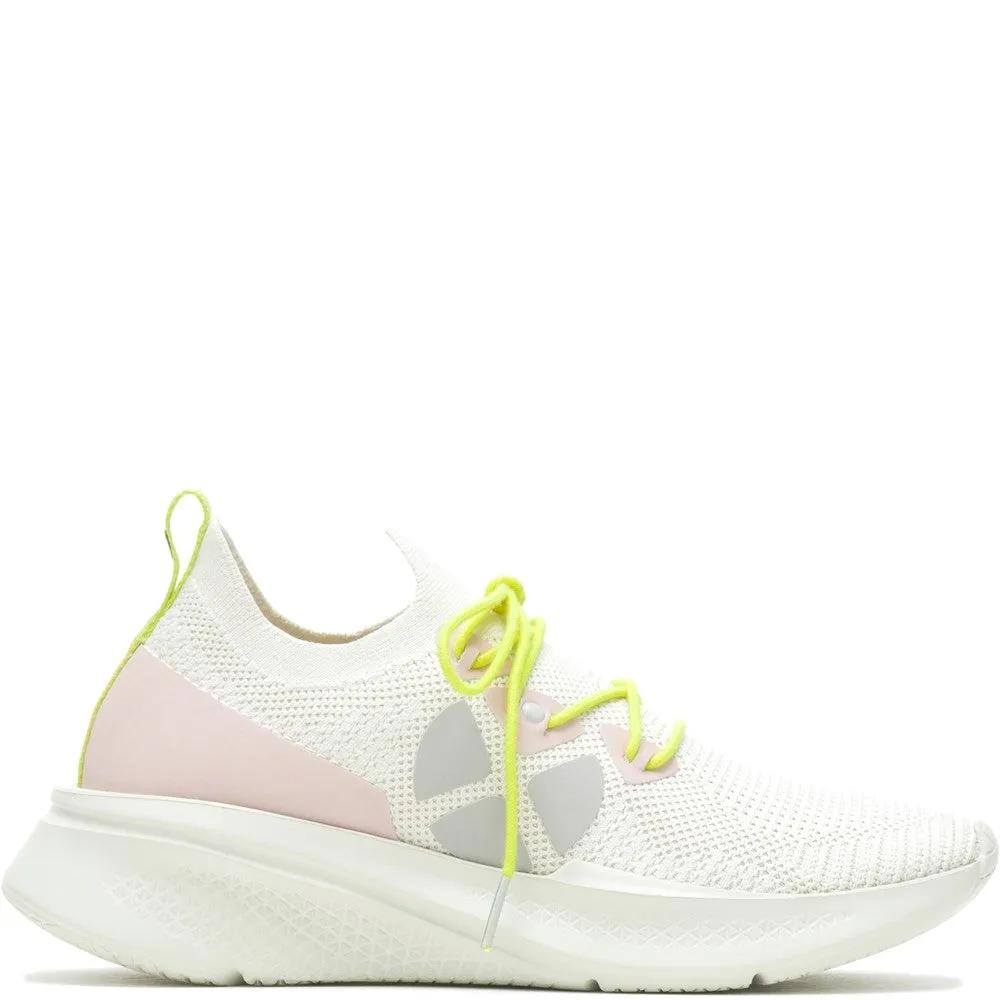 White Spark Lace-Up Trainers